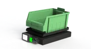 slim bin isometric