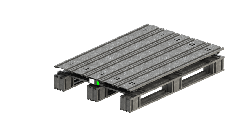 SLIM Pallet IoT Device for Real-Time Warehouse Inventory and Logistics Tracking