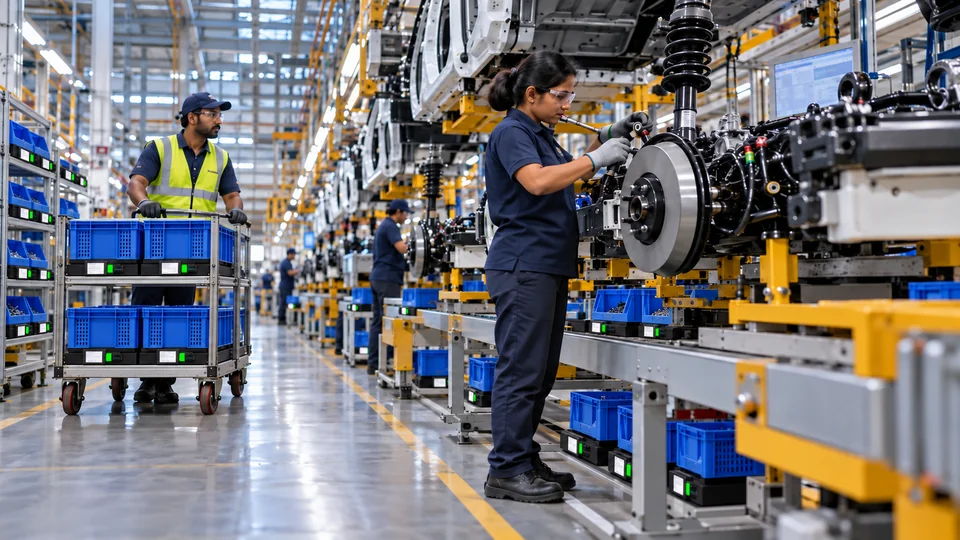 Illustrative operational setting for line side inventory