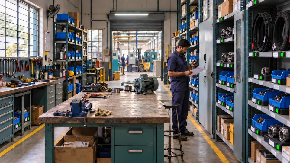 Illustrative operational setting for maintenance spares