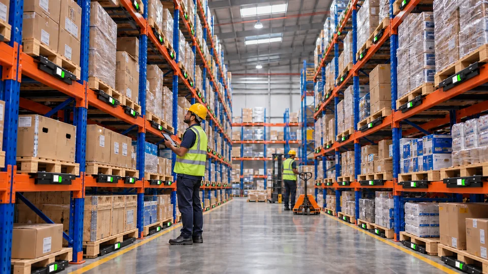 Illustrative operational setting for warehouse storage