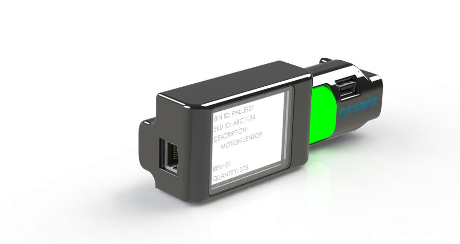 Side view of the Pick To Light device